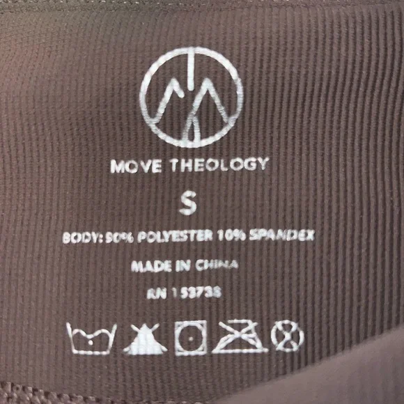 NWT Move Theology Tulip WB Ribbed Wide Leg Crop Size Small - Picture 4 of 6